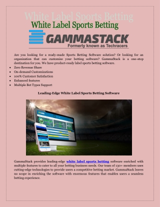 White Label Sports Betting