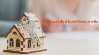 NRI Interest in Real Estate Market in India