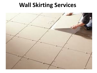 Wall Skirting Services Abu Dhabi