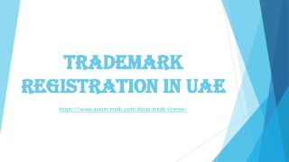 Trademark Registration in UAE