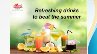 Best Refreshing Drinks To Beat The Summer Heat