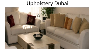 Best Upholstery In Dubai