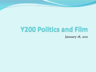 Y200 Politics and Film