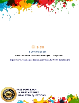 Updated Cisco 820-605 Exam Dumps - 820-605 Question Answers