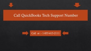 QuickBooks Tech Support Phone Number 1-855-615-2111