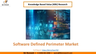 Software Defined Perimeter Market size is expected to reach $10.7 billion by 2025 - KBV Research