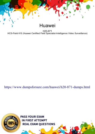 Latest H20-871 Exam Questions Answers - H20-871 Dumps PDF DumpsforSure Updated Huawei H20-871 Exam Questions Answers - H