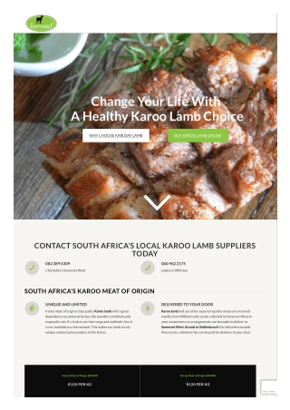 Buy the best organic braai meat online - Karusaf