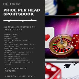 Price Per Head Sportsbook Software