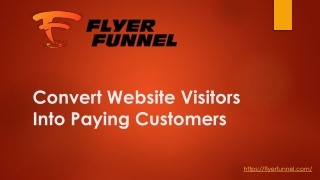 Convert Website Visitors Into Paying Customers