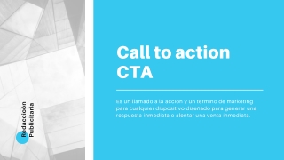 Call to Action - CTA