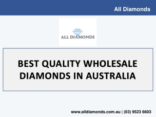 Best Quality Wholesale Diamonds Ring In Australia