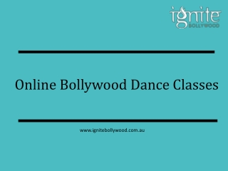 Online Bollywood Dance Classes