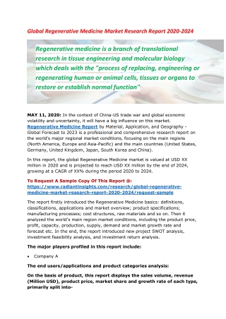 COVID-19 Regenerative Medicine Market Research Report 2020.pdf