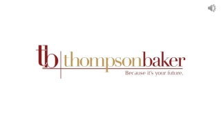 Financial Services Firm - Thompson Baker