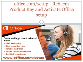 office.com/setup - Install and Activate Office Setup