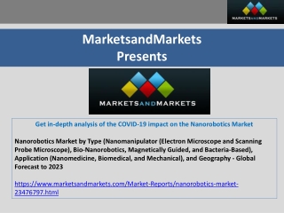 Get in-depth analysis of the COVID-19 impact on the Nanorobotics Market