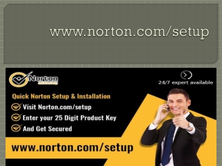 Norton.com/setup – Enter Product Key