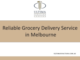 Reliable Grocery Delivery Service in Melbourne