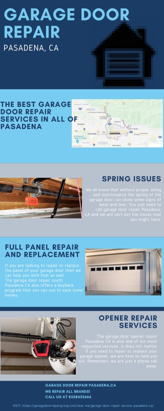 Better Place to Repair Your Garage Door in South Pasadena CA