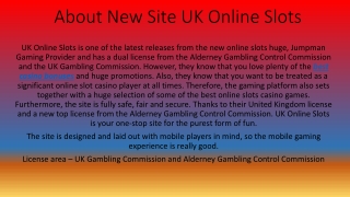 UK Online Slots - Best New Slots Site UK - Win Upto 500 Free Spins