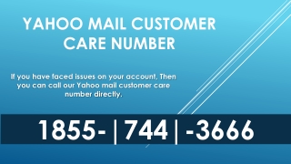 Yahoo mail customer care number 1855=744=3666 USA