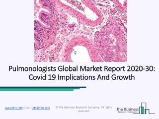 Pulmonologists Market Size, Share, Future Outlook, Trends And Insights 2020