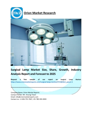 Surgical Lamp Market