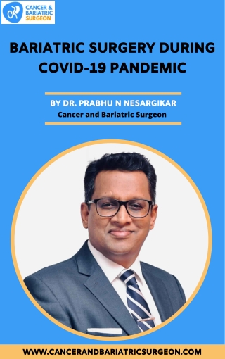 Bariatric Surgery in Bangalore during Covid-19 Pandemic | Dr. Prabhu