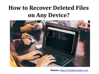 How to Recover Deleted Files on Any Device?