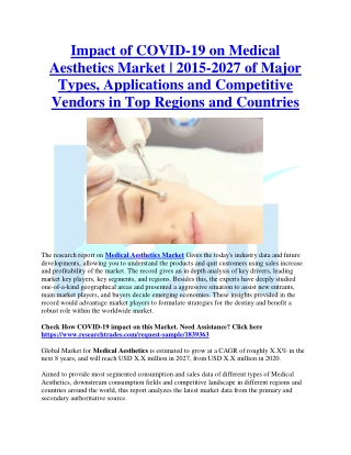 Medical Aesthetics | Research Trades