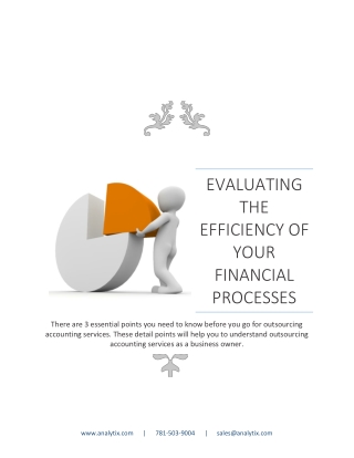 Evaluating the Efficiency of your Financial Processes