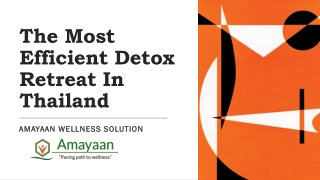 Thailand Detox Yoga Retreat | 6 Most Effective features