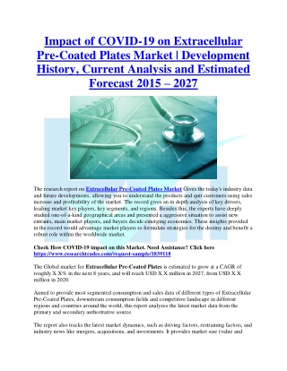 Impact of COVID-19 on Extracellular Pre-Coated Plates | Research Trades