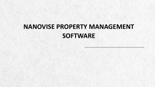 Property Management Software | Nanovise Technologies