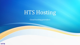 Cloud hosting providers