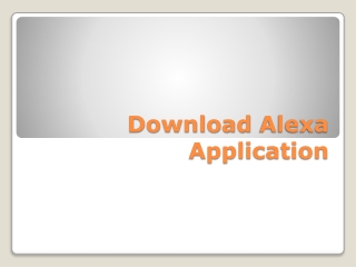 Download Alexa Application