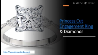 Princess cut diamonds and engagement rings