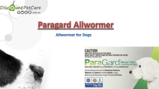 Buy Paragard Wormer For Dogs Online Australia