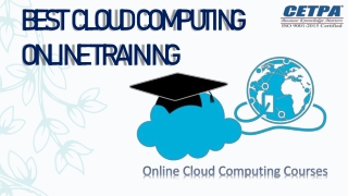 BEST CLOUD COMPUTING ONLINE TRAINING & CERTIFICATION PROGRAM IN INDIA