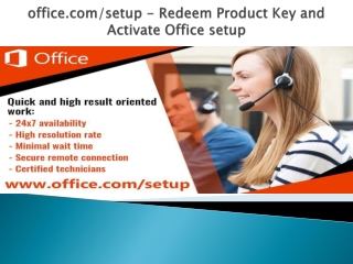 office.com/setup - Download, Install and Activate Office Setup