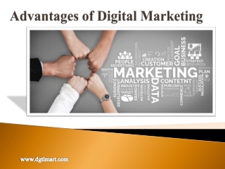 Advantages of digital markeing