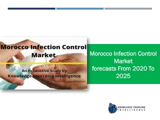 Morocco Infection Control Market to grow at a CAGR of 7.48%   (2019-2025)