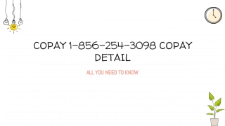 1(856) 254-3098 Copay Support Number