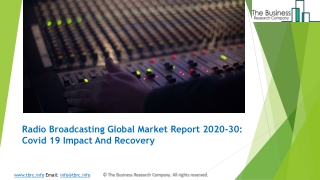 Radio Broadcasting Market Size, Growth, Opportunity and Forecast to 2030