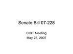 Senate Bill 07-228
