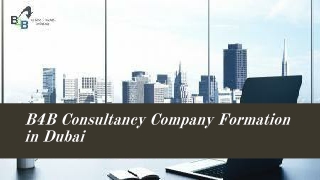 B4B Consultancy Company Formation in Dubai