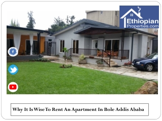 Why It Is Wise To Rent An Apartment In Bole Addis Ababa