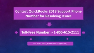 QuickBooks 2019 Support Phone Number
