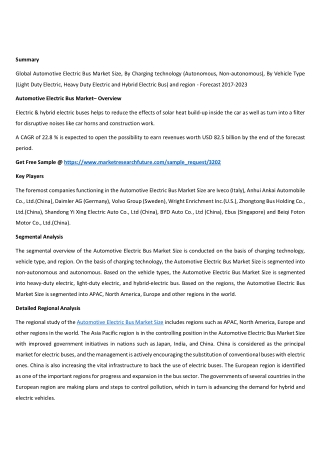 Automotive Electric Bus Market Size